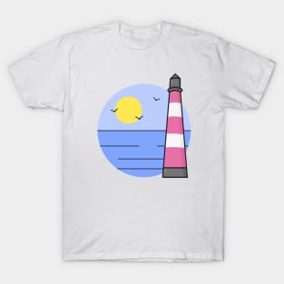 Pink lighthouse T-Shirt